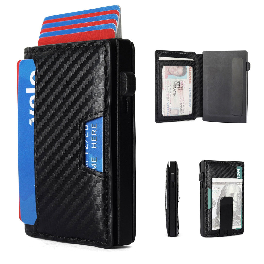 Minimalist ultra-thin wallet for men with RFID anti-theft function