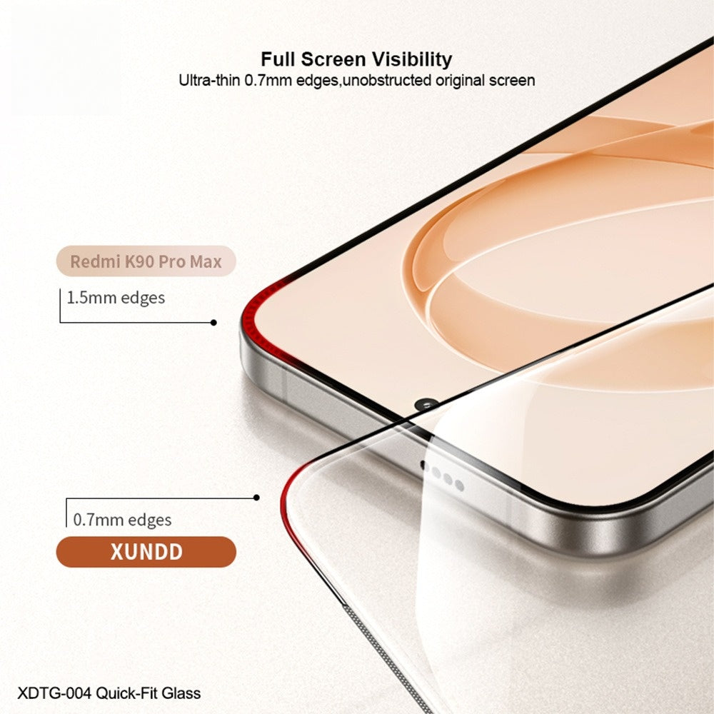 POCO F8 ultra xundd tempered glass with fingerprint unlock