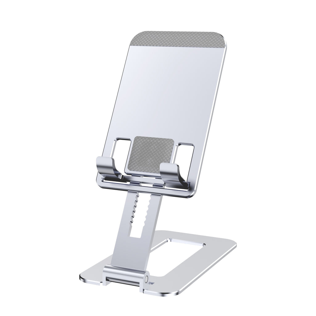 Portable height-adjustable folding desktop stand