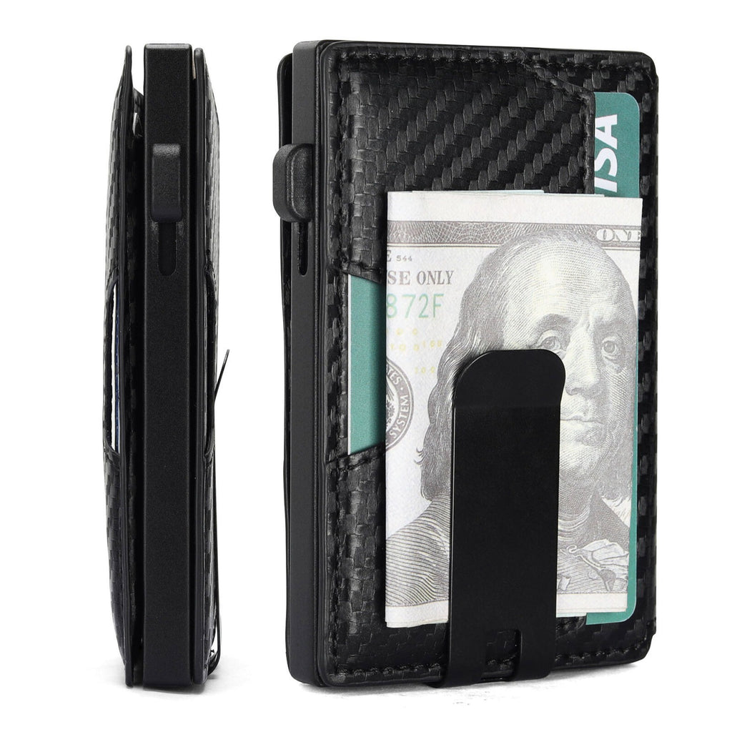 Minimalist ultra-thin wallet for men with RFID anti-theft function