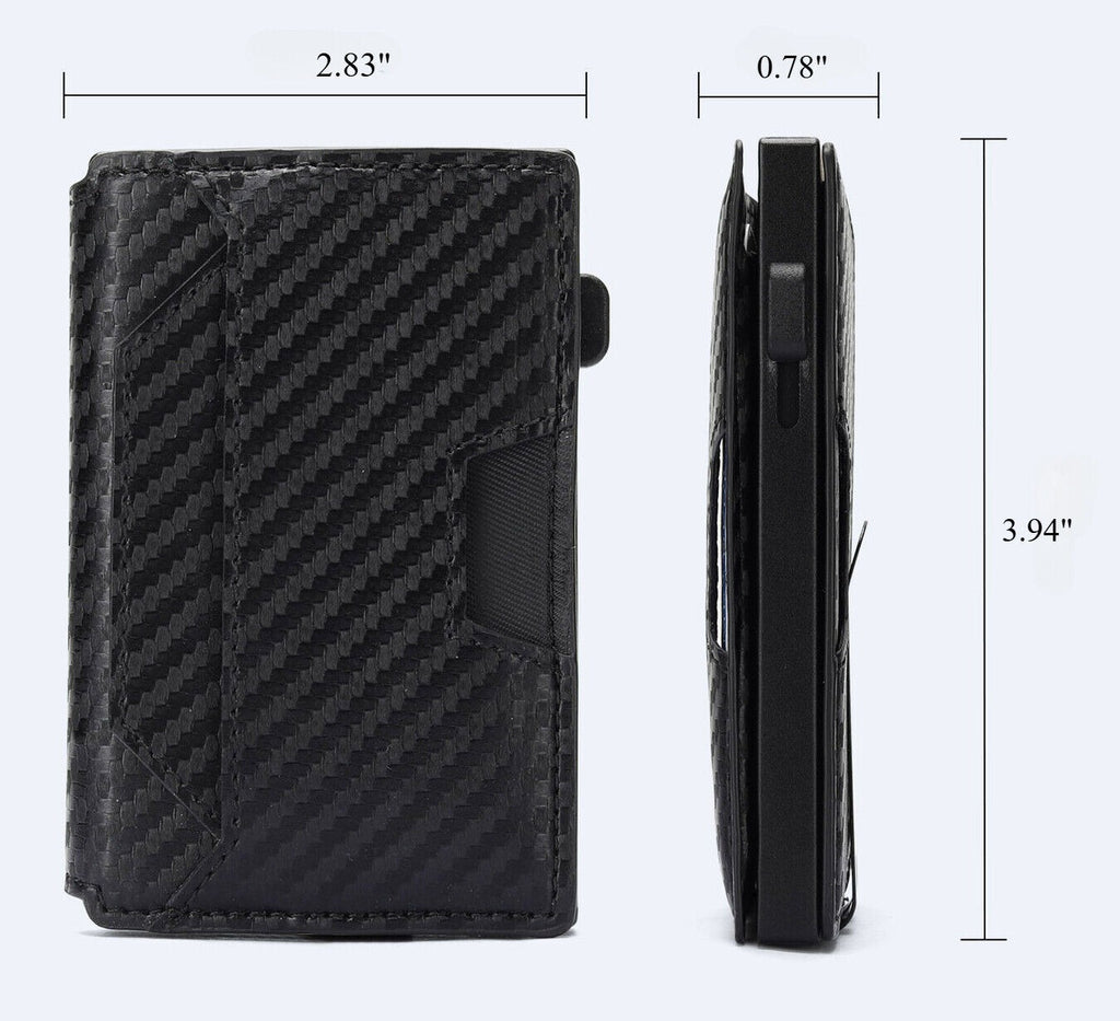 Minimalist ultra-thin wallet for men with RFID anti-theft function
