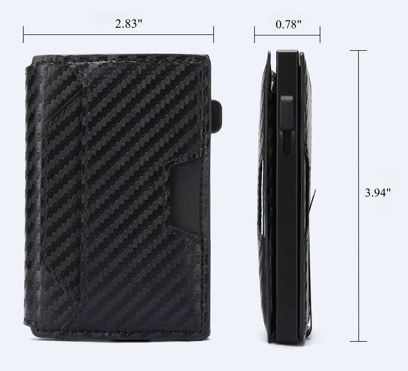 Minimalist ultra-thin wallet for men with RFID anti-theft function
