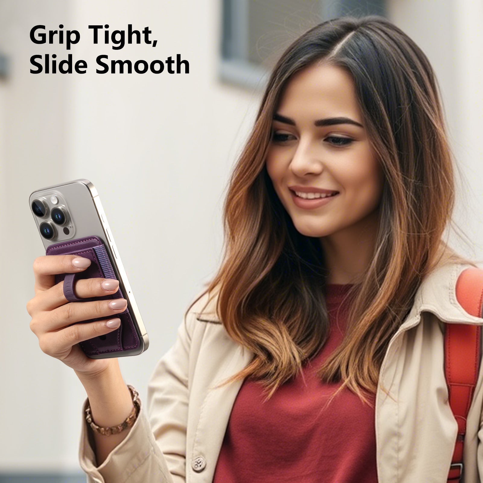 MagFold Wallet with Wrist Strap-Magnetic Wallet