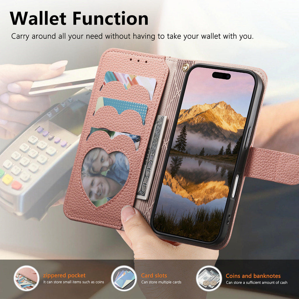 Samsung Galaxy S26 Ultra Zipper Wallet Case with Wrist Strap