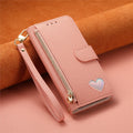 Samsung Galaxy S26 Ultra Zipper Wallet Case with Wrist Strap
